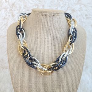 Chunky Three Color Necklace